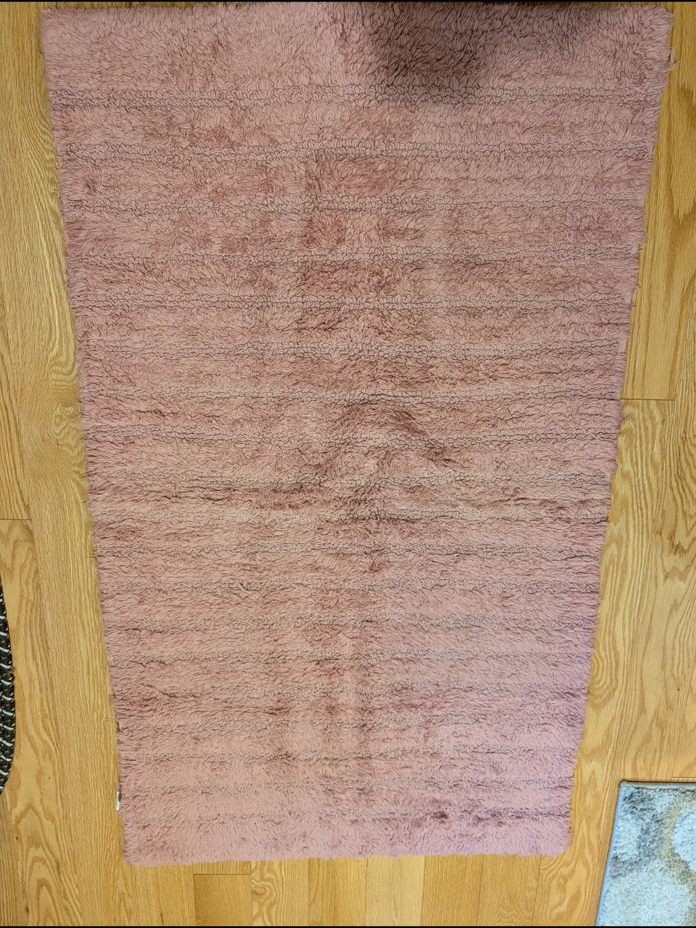 Plush Pink Home Bathroom Rug